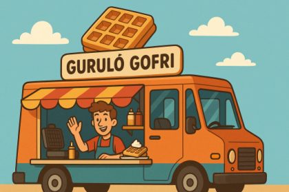 Guruló Gofri illusztráció